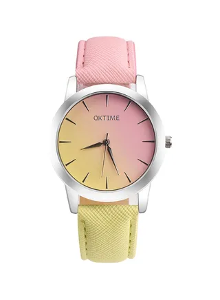 Girls' Leather Analog Wrist Watch J4214-3 