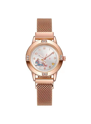 Girls Watch Sanrio Rose Gold With Diamonds Quartz Watch 