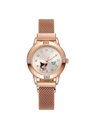 Girls Watch Sanrio Rose Gold With Diamonds Quartz Watch 