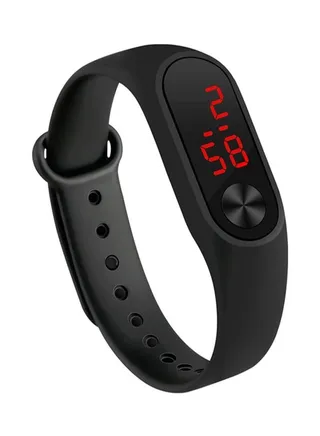 Kids' Water Resistant Silicone Digital Watch KW001 