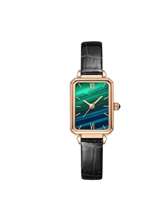Leisure Leather Strap Waterproof Women's Watch 