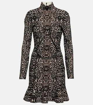 Jacquard minidress