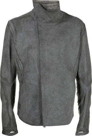 Imparable Talmud leather jacket