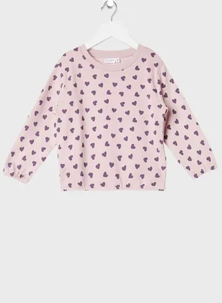 Infant Hearts Graphic Sweatshirt 