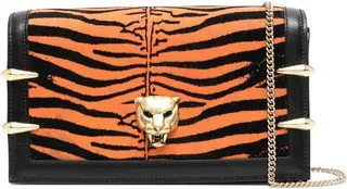 Tiger-Print Shoulder Bag