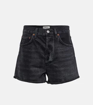 Dee high-rise denim shorts
