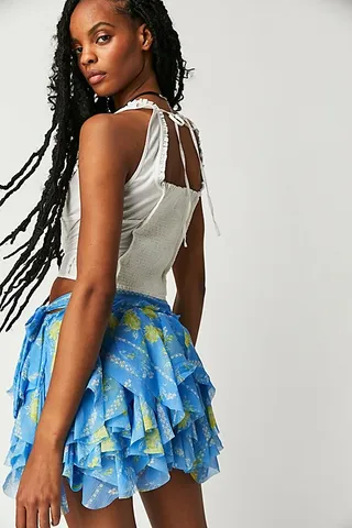 Bali Made You Look Mini Skirt by Bali at Free People