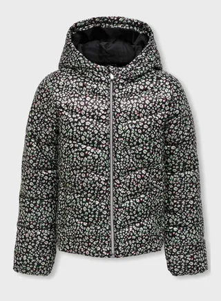 Kids Floral Print Hoodie 