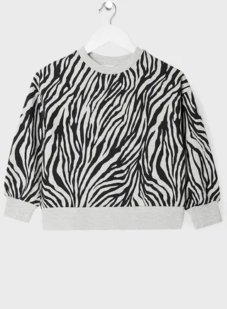 Kids Paw Print Sweatshirt 