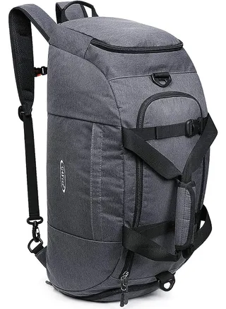 40L 3-Way Duffle Bag Backpack Gym Bag for Men Women Sports Duffel Bag with Shoe Compartment Travel Backpack Luggage 