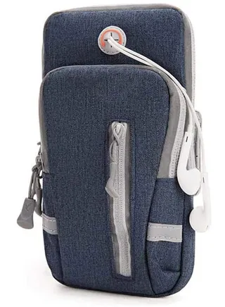 Running Phone Holder Bag, Sports Armband Adjustable Arm Bag Suitable for Outdoor Exercise, Case Compatible with Phones Under 6.9 inches 