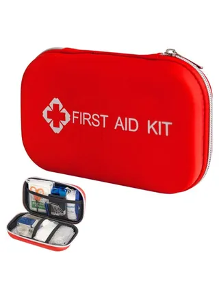 First Aid Kit Medicine Rescue Bag Medical Kit Survival Emergency Bag Compact First Aid Kit Small Medical Emergency Survival Kit with Storage Bag for Home Boat Travel Family Car Office 177Pcs 