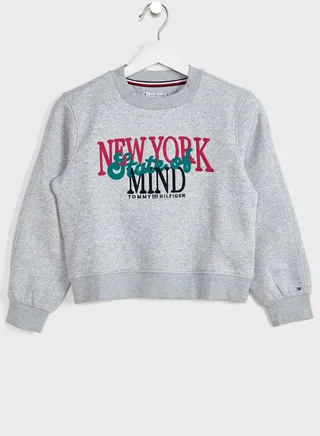 Youth Slogan Sweatshirt 