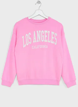 Girls City Printing Sweatshirt 