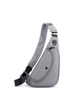 Sling Bags, Mens Shoulder Unbalance Backpacks Ultra-Light Chest Pack Multipurpose Crossbody Bags Boy Outdoor Sport Travel Gym Running Hiking Daypack Cycling Hiking Camping Outdoor Travel Bag (Gray A) 