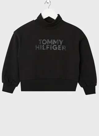 Kids Essential Roll Neck Sweatshirt 