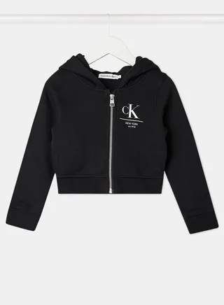 Kids Foil Logo Future Zip Through Hoodie 