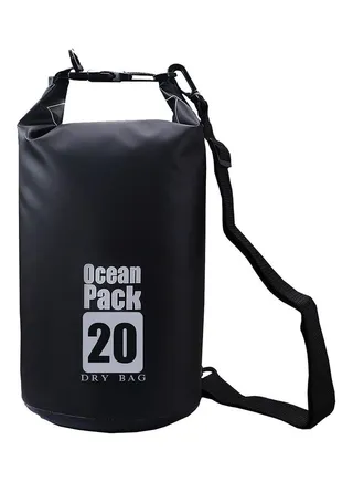 PVC Shoulder Strap Barrel Bag 