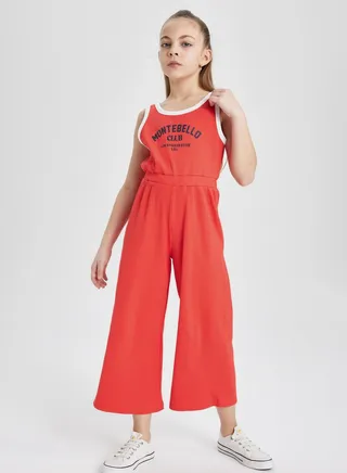 Camisole Regular Fit Sleeveless Jumpsuit 