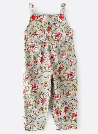 Floral printed woven jumpsuit 