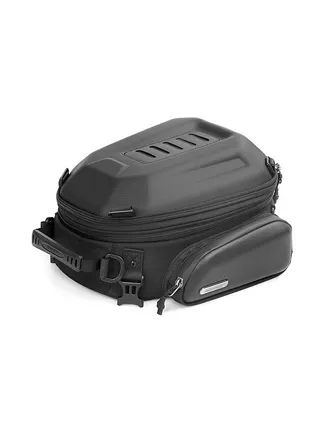 Expandable Motorcycle Rearseat Bag 12-18L Large Capacity Motorcycle Bag Universal Motorcycle Riding Rear Bag Motorcycle Tools Storage Rearseat Bag 
