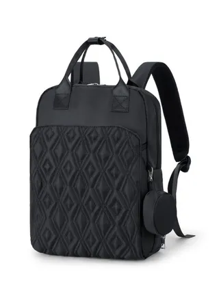 Turtees™ Baby Diaper Bag Backpack with Nappy Tote Large Capacity | Multifunction Travel and changing bag for Mom (Black) 
