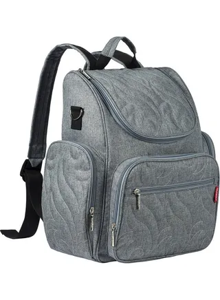 Portable Diaper Bag With Stroller Strips 