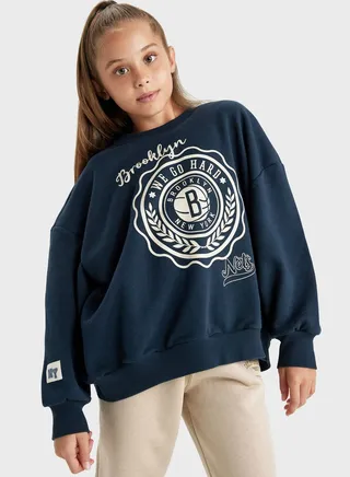 Kids Graphic Print Sweatshit 