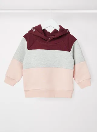 Girls Colourblock Hoodie 