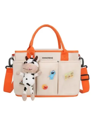 Stroller Organizer, Stroller Accessories Bag Multifunctional Large Space, Diaper Storage, Secure Straps, Detachable Bag Pink 