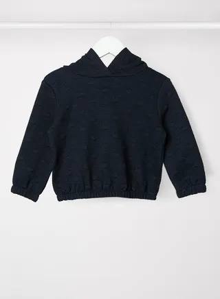 Kids/Teen Dot Hoodie Navy 