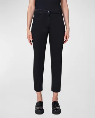 Maru Slim-Legs Ankle Stretch Denim Pants