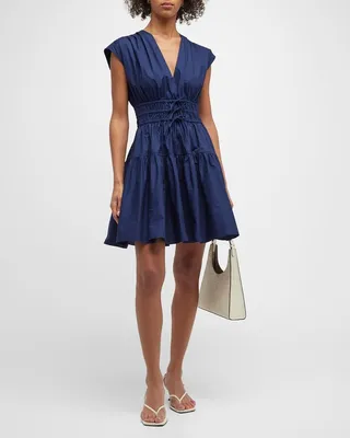 Tora V-Neck Mini Dress