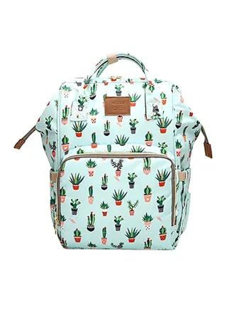 Cactus Waterproof Maternity Nappy Travel Backpack 