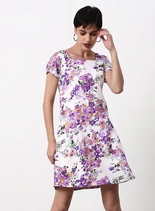 Regular Fit Casual Dress White 
