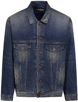 Large fit Paris denim jacket