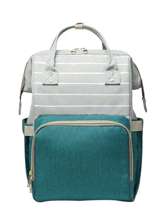 Solid Water-Proof Baby Diaper Bag Fdm-H00 Blue/Grey 
