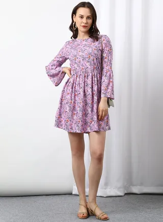 Casual Mini Dress Multicolour 