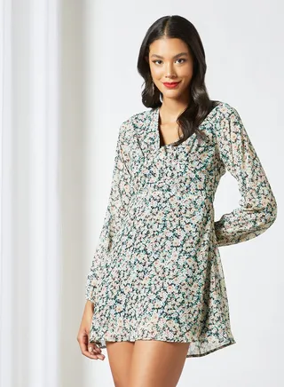 Floral Print Dress Multicolour 