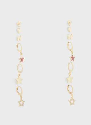 6 Pair Earring Set