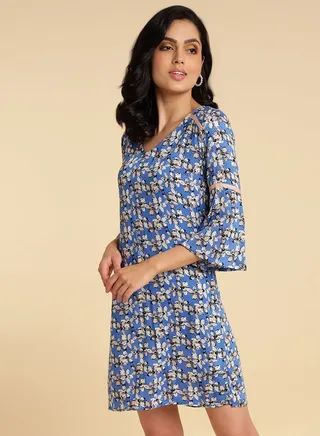 Stylish Mini Dress Multicolour 