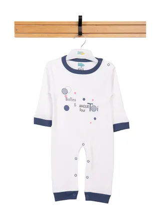 BabiesBasic 100% cotton Printed Long Sleeves Jumpsuit/Romper/Sleepsuit for babies 