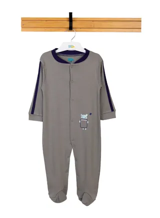 BabiesBasic 100% cotton Printed Long Sleeves Jumpsuit/Romper/Sleepsuit for babies 