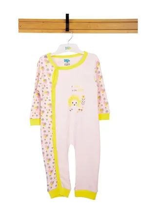 BabiesBasic 100% cotton Printed Long Sleeves Jumpsuit/Romper/Sleepsuit for babies 