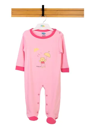 BabiesBasic 100% cotton Printed Long Sleeves Jumpsuit/Romper/Sleepsuit for babies 