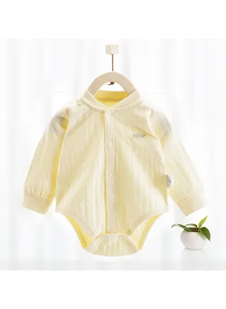 Baby Cotton Long-sleeved Comfort Jumpsuit 