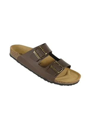 Biochic Mens Double Strap Sandals 012-376 1800PR-Maroon 