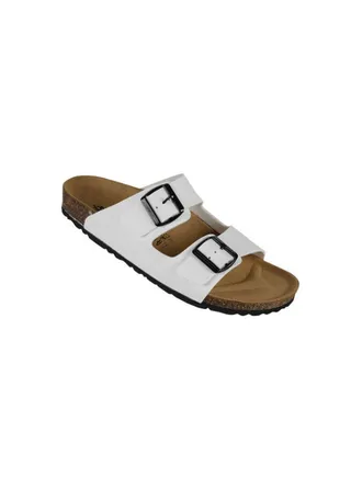 Biochic Mens Double Strap Sandals 012-377 1800PR-White 