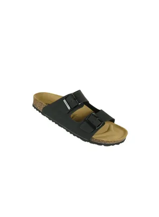 Biochic Mens Double Strap Sandals 012-369 1800ST-Black 