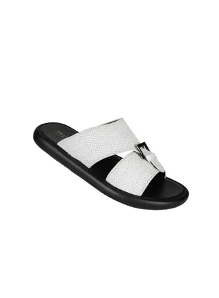 008-3408 Barjeel Uno Men Arabic Sandals 29653-07 White 